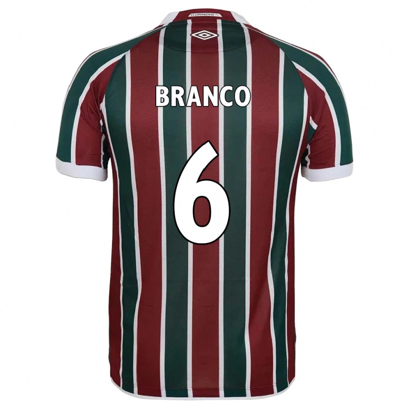 Danxen Mujer Camiseta Nath Branco #6 Blanco Verde Granate 1ª Equipación 2025/26 La Camisa