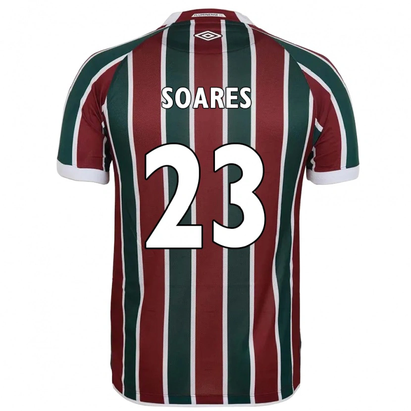 Danxen Mujer Camiseta Dani Soares #23 Verde Granate Blanco 1ª Equipación 2025/26 La Camisa