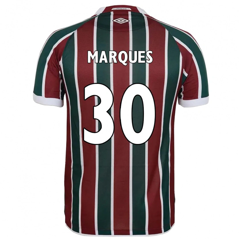 Danxen Mujer Camiseta Vero Marques #30 Verde Granate Blanco 1ª Equipación 2025/26 La Camisa