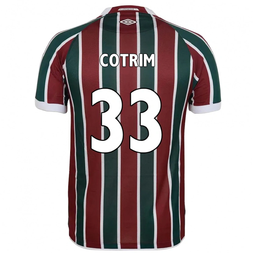 Danxen Mujer Camiseta Bruna Cotrim #33 Verde Granate Blanco 1ª Equipación 2025/26 La Camisa