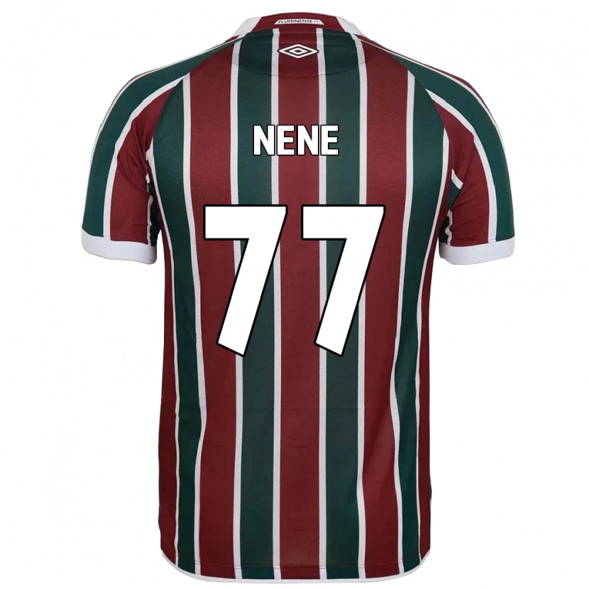Danxen Mujer Camiseta Nene #77 Blanco Verde Granate 1ª Equipación 2025/26 La Camisa