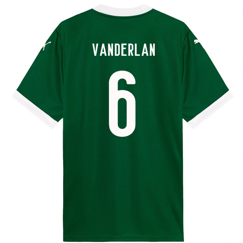 Danxen Mujer Camiseta Vanderlan #6 Blanco Verde 1ª Equipación 2025/26 La Camisa