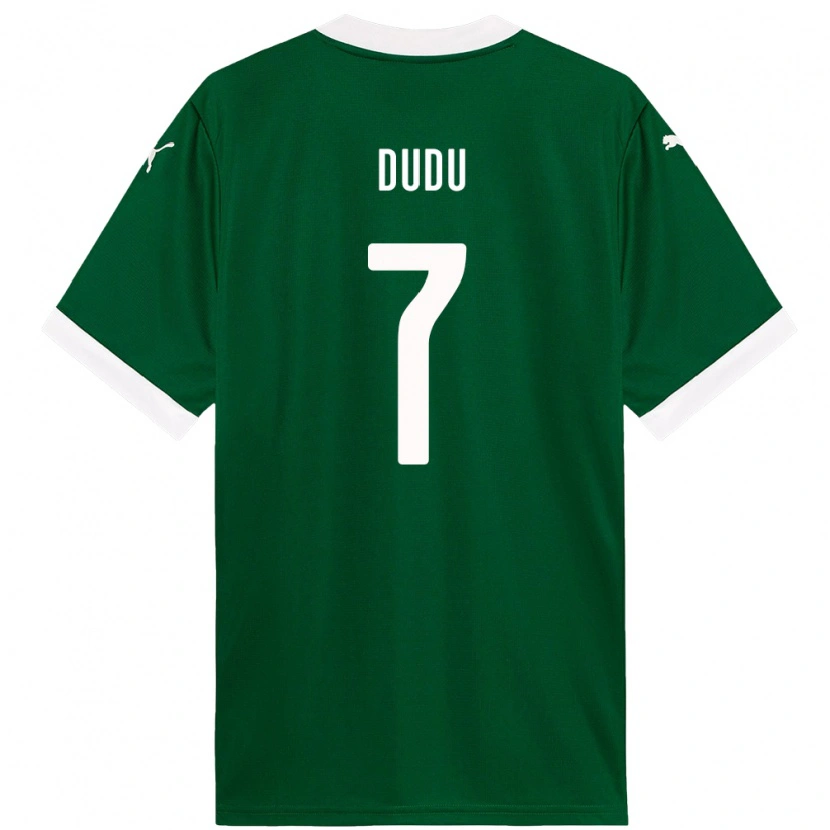 Danxen Mujer Camiseta Dudu #7 Blanco Verde 1ª Equipación 2025/26 La Camisa