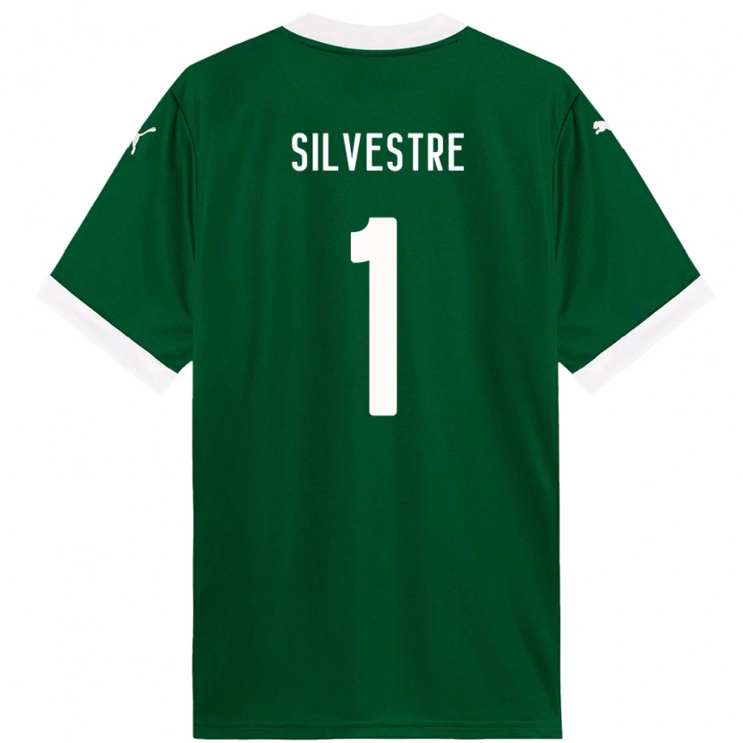 Danxen Mujer Camiseta Vinicius Silvestre #1 Blanco Verde 1ª Equipación 2025/26 La Camisa