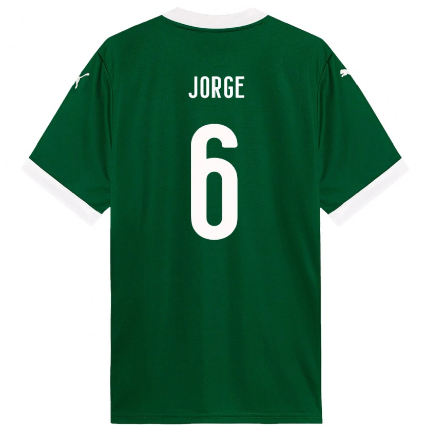 Danxen Mujer Camiseta Jorge #6 Blanco Verde 1ª Equipación 2025/26 La Camisa