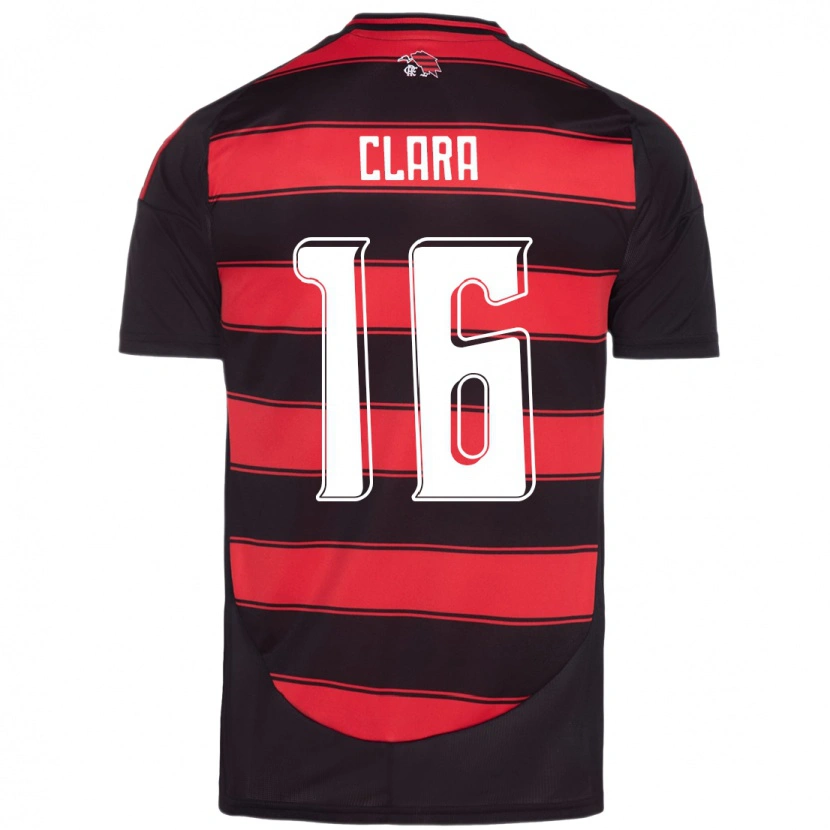 Danxen Mujer Camiseta Ana Clara #16 Blanco Rojo 1ª Equipación 2025/26 La Camisa