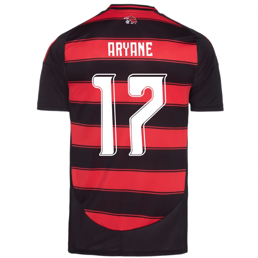 Danxen Mujer Camiseta Aryane #17 Blanco Rojo 1ª Equipación 2025/26 La Camisa