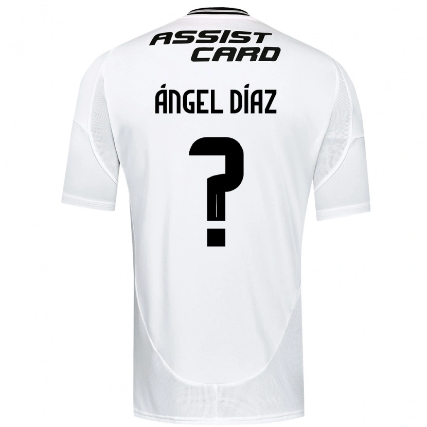 Danxen Mujer Camiseta Ángel Díaz #0 Negro Blanco Amarillo 1ª Equipación 2025/26 La Camisa