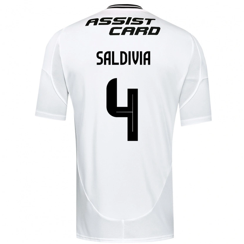 Danxen Mujer Camiseta Alan Saldivia #4 Negro Blanco 1ª Equipación 2025/26 La Camisa