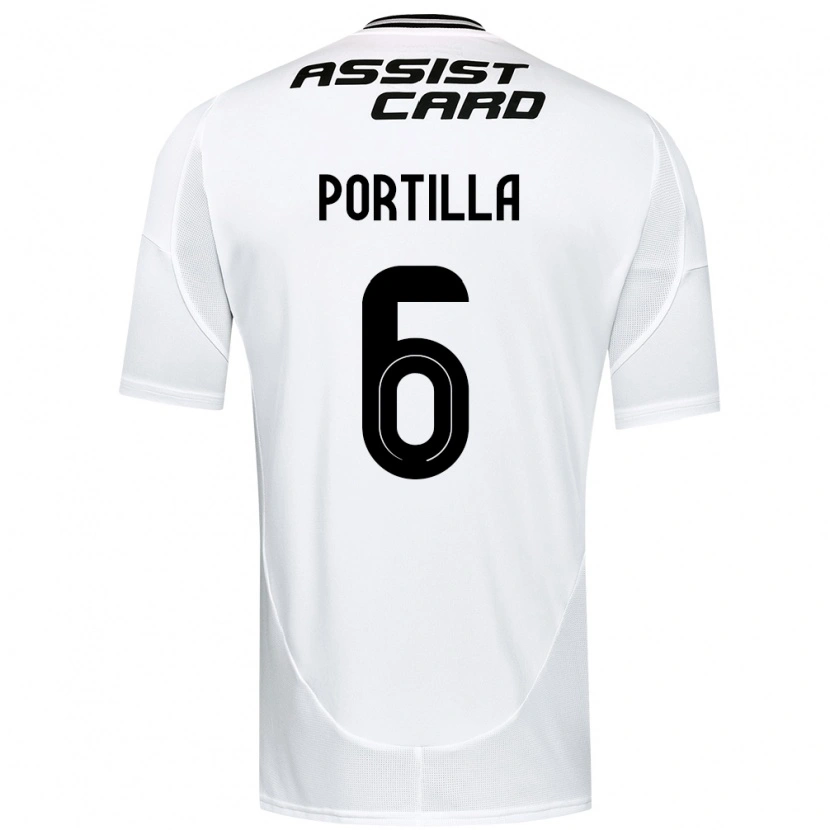 Danxen Mujer Camiseta Dylan Portilla #6 Negro Blanco 1ª Equipación 2025/26 La Camisa