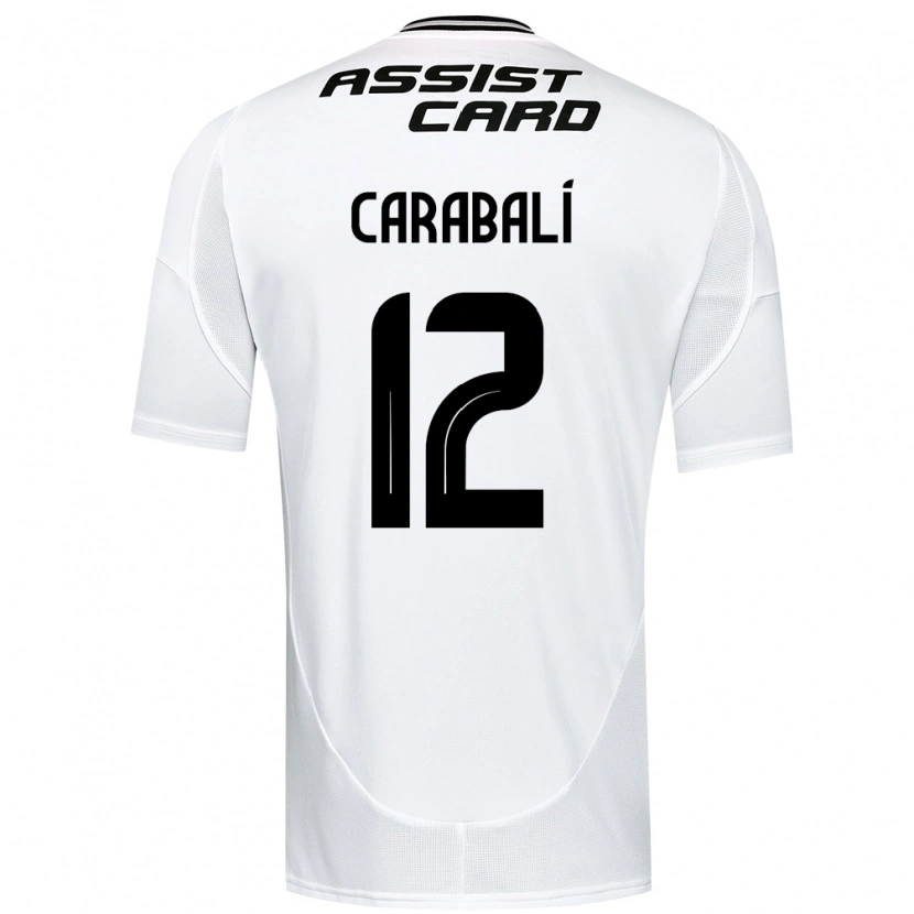 Danxen Mujer Camiseta Omar Carabalí #12 Negro Blanco 1ª Equipación 2025/26 La Camisa