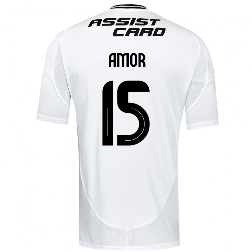 Danxen Mujer Camiseta Emiliano Amor #15 Negro Blanco 1ª Equipación 2025/26 La Camisa