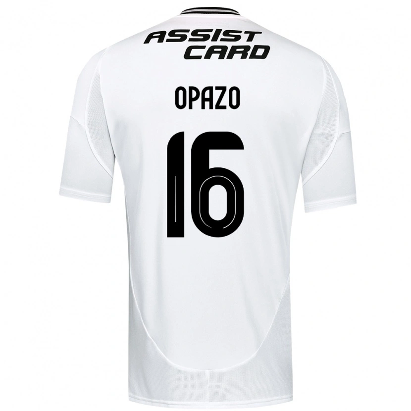Danxen Mujer Camiseta Óscar Opazo #16 Negro Blanco 1ª Equipación 2025/26 La Camisa