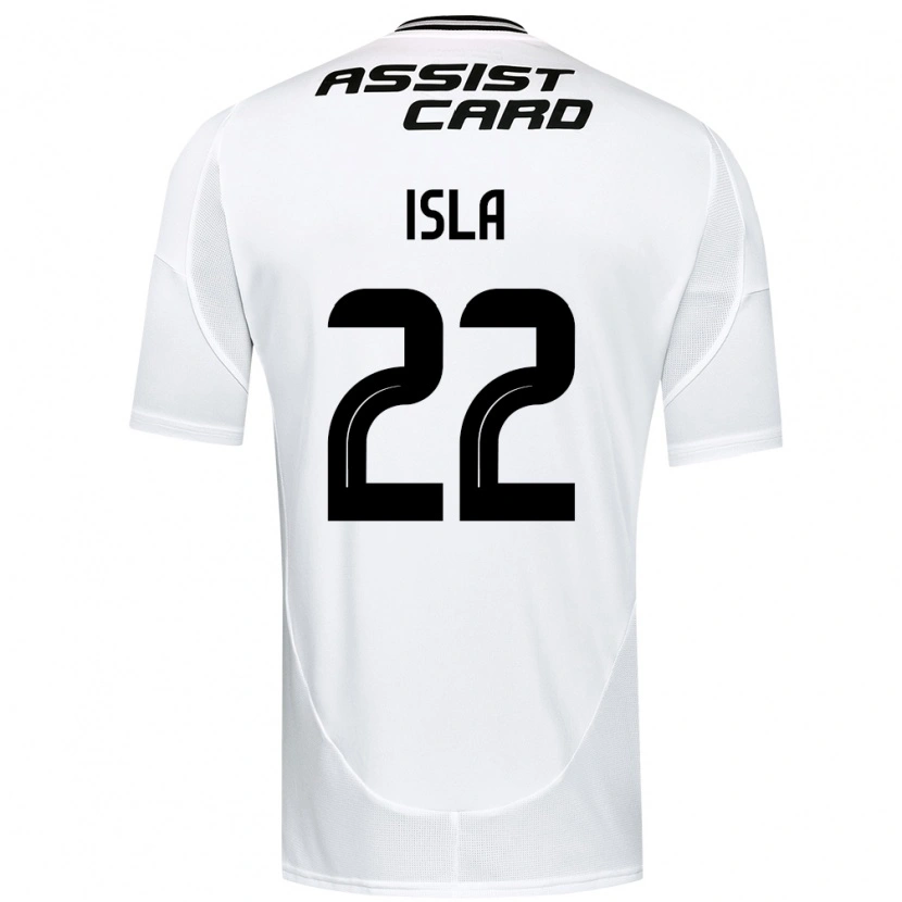 Danxen Mujer Camiseta Mauricio Isla #22 Negro Blanco 1ª Equipación 2025/26 La Camisa