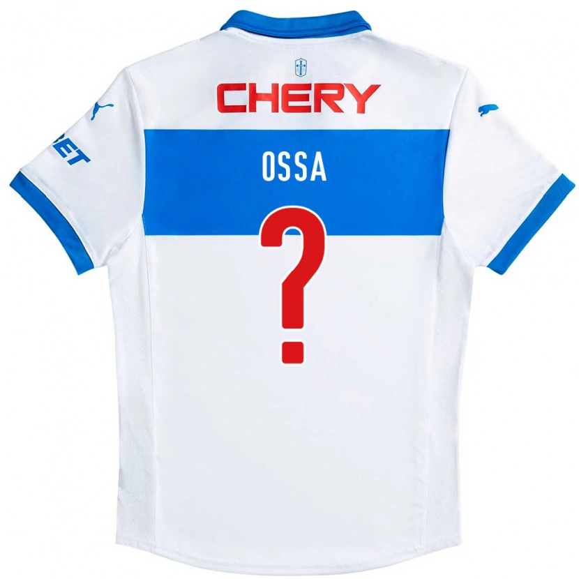 Danxen Mujer Camiseta Diego Ossa #0 Azul Real Blanco 1ª Equipación 2025/26 La Camisa