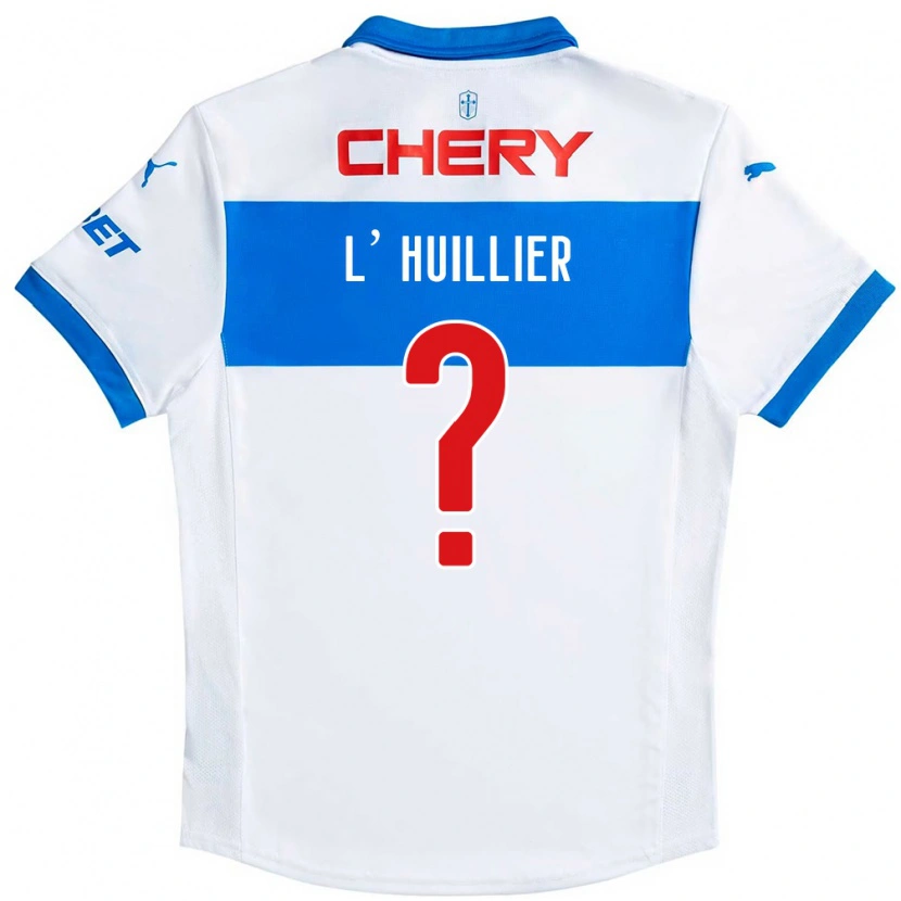 Danxen Mujer Camiseta Nicolás L'huillier #0 Azul Real Blanco 1ª Equipación 2025/26 La Camisa
