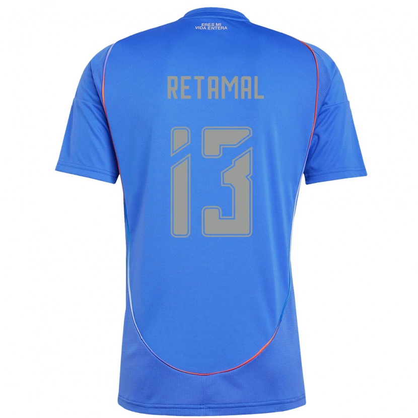 Danxen Mujer Camiseta David Retamal #13 Naranja Rojo 1ª Equipación 2025/26 La Camisa