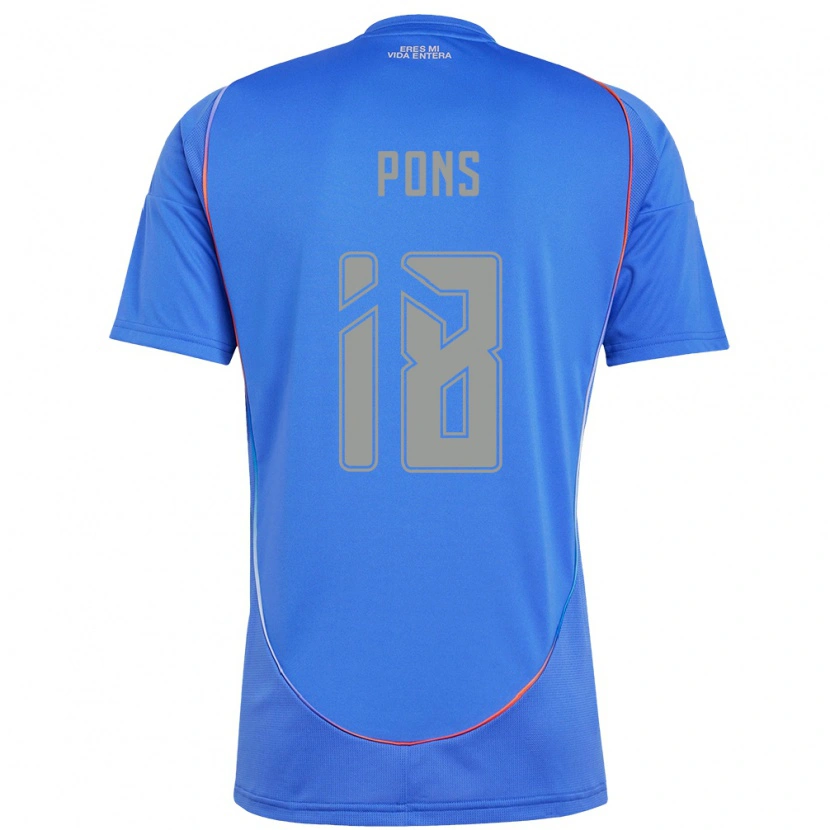 Danxen Mujer Camiseta Luciano Pons #18 Naranja Rojo 1ª Equipación 2025/26 La Camisa