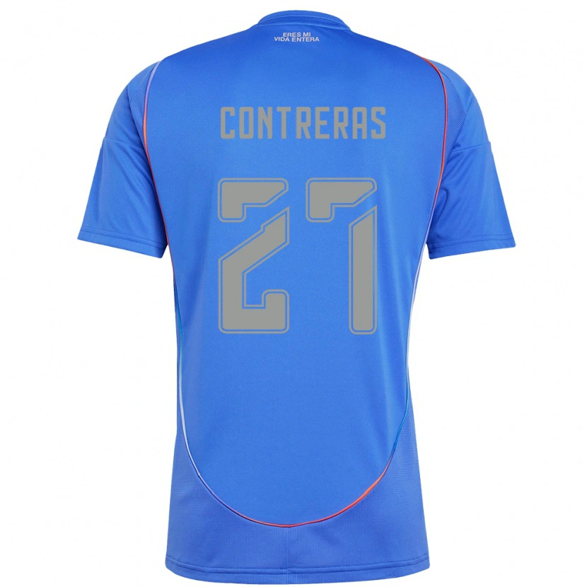 Danxen Mujer Camiseta Rodrigo Contreras #27 Naranja Rojo 1ª Equipación 2025/26 La Camisa