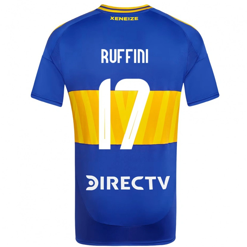 Danxen Mujer Camiseta Lola Ruffini #17 Azul Real Amarillo 1ª Equipación 2025/26 La Camisa