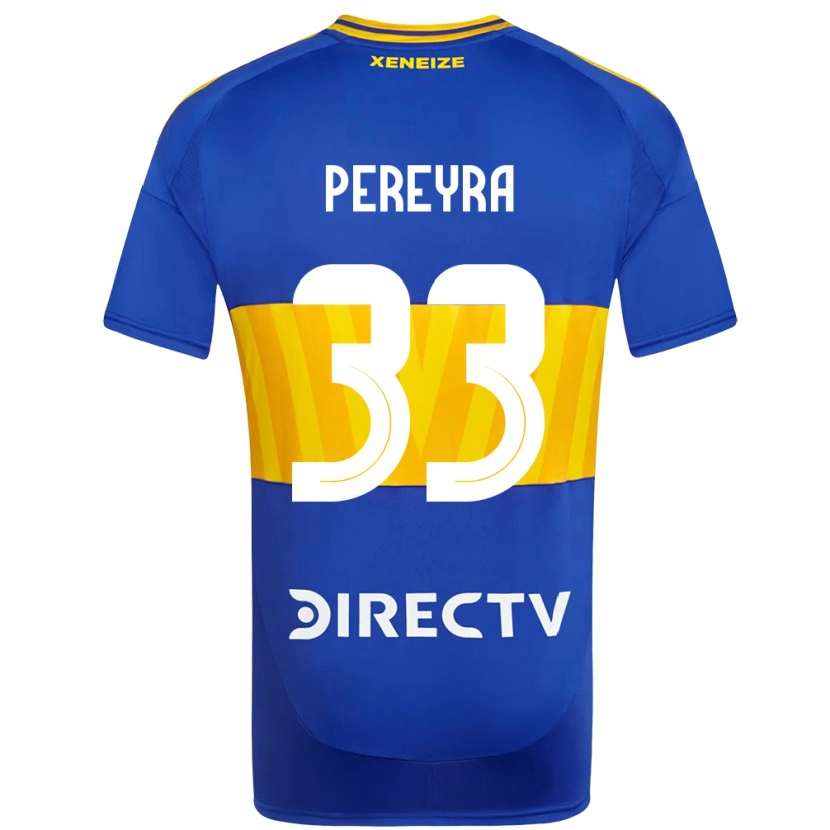 Danxen Mujer Camiseta Araceli Pereyra #33 Azul Real Amarillo 1ª Equipación 2025/26 La Camisa