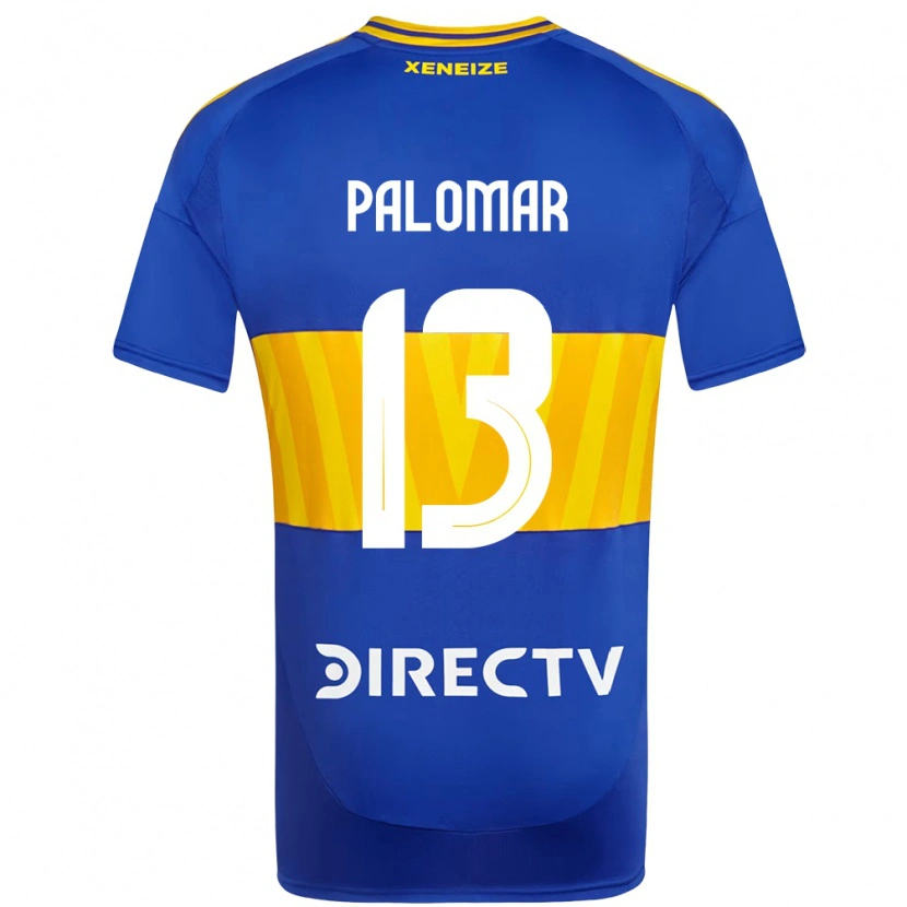 Danxen Mujer Camiseta Estefania Palomar #13 Azul Real Amarillo 1ª Equipación 2025/26 La Camisa
