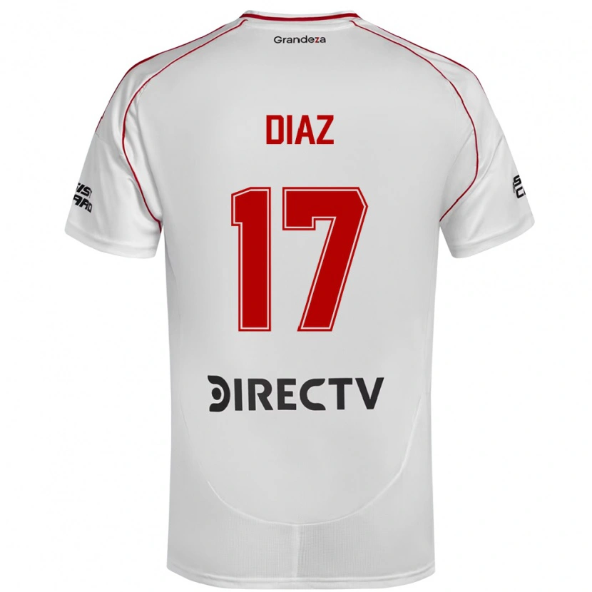 Danxen Mujer Camiseta Paulo Díaz #17 Borgoña Magenta 1ª Equipación 2025/26 La Camisa