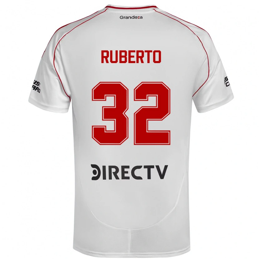 Danxen Mujer Camiseta Agustín Ruberto #32 Borgoña Magenta 1ª Equipación 2025/26 La Camisa