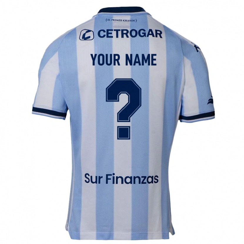 Danxen Mujer Camiseta Su Nombre #0 Azul Celeste 1ª Equipación 2025/26 La Camisa