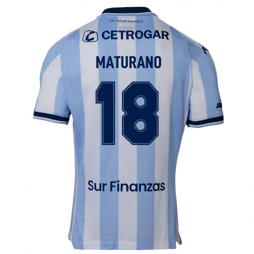 Danxen Mujer Camiseta Agustina Maturano #18 Azul Celeste 1ª Equipación 2025/26 La Camisa