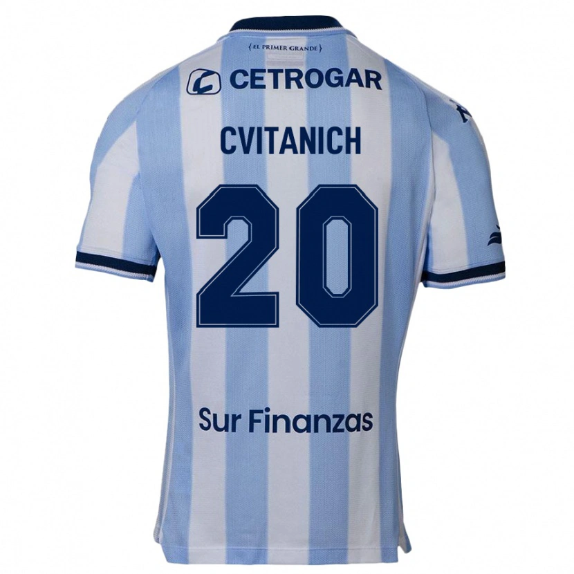 Danxen Mujer Camiseta Dario Cvitanich #20 Azul Celeste 1ª Equipación 2025/26 La Camisa