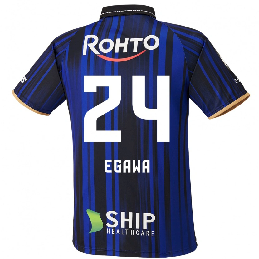Danxen Mujer Camiseta Yusei Egawa #24 Blanco Azul Negro 1ª Equipación 2025/26 La Camisa
