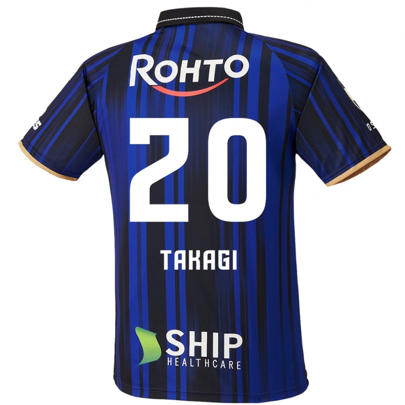 Danxen Mujer Camiseta Daisuke Takagi #20 Blanco Azul Negro 1ª Equipación 2025/26 La Camisa
