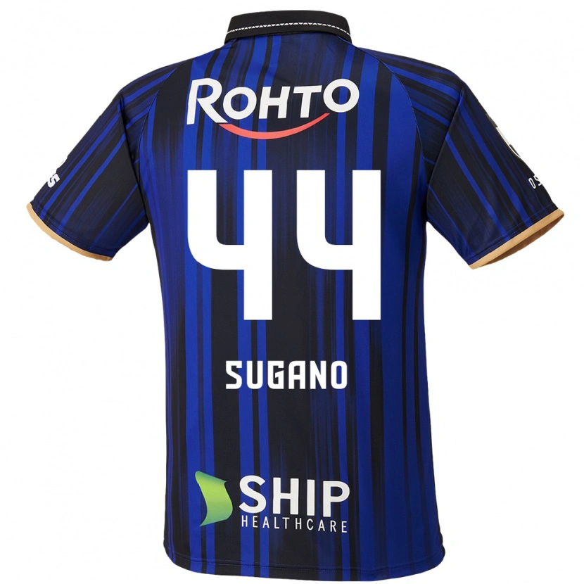 Danxen Mujer Camiseta Ryusei Sugano #44 Blanco Azul Negro 1ª Equipación 2025/26 La Camisa