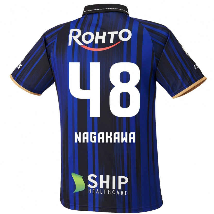 Danxen Mujer Camiseta Kanta Nagakawa #48 Blanco Azul Negro 1ª Equipación 2025/26 La Camisa