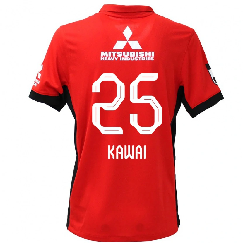 Danxen Mujer Camiseta Nonoka Kawai #25 Rojo Blanco 1ª Equipación 2025/26 La Camisa
