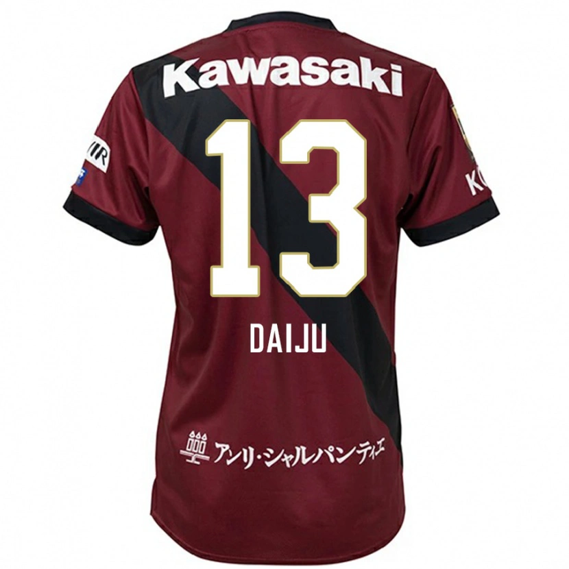Danxen Mujer Camiseta Daiju Sasaki #13 Blanco Negro 1ª Equipación 2025/26 La Camisa