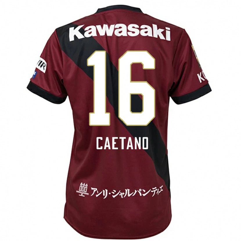 Danxen Mujer Camiseta Caetano #16 Blanco Negro 1ª Equipación 2025/26 La Camisa