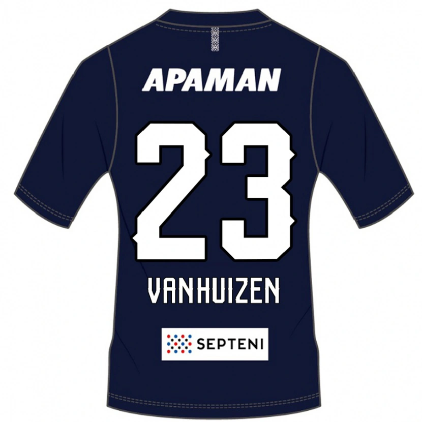 Danxen Mujer Camiseta Haruki Christopher Van Huizen #23 Gris Claro 1ª Equipación 2025/26 La Camisa