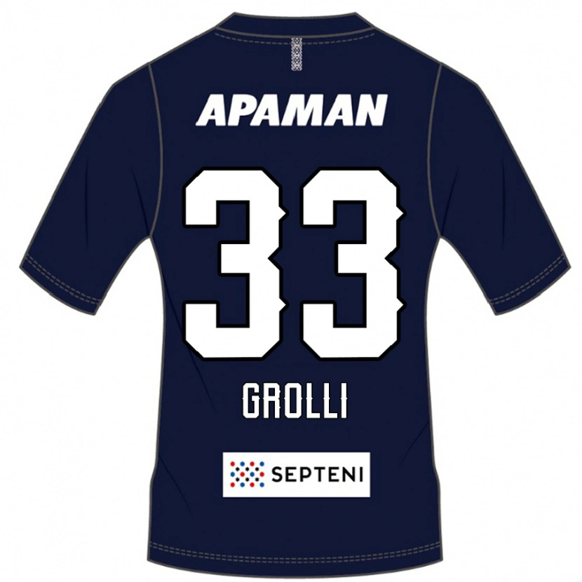 Danxen Mujer Camiseta Douglas Grolli #33 Gris Claro 1ª Equipación 2025/26 La Camisa