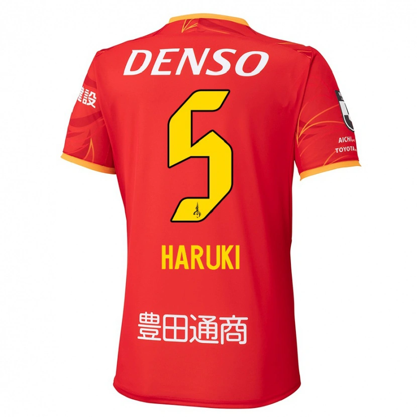 Danxen Mujer Camiseta Haruki Yoshida #5 Blanco Rojo 1ª Equipación 2025/26 La Camisa