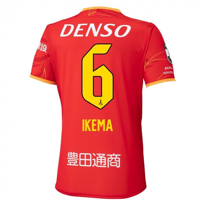 Danxen Mujer Camiseta Kano Ikema #6 Blanco Rojo 1ª Equipación 2025/26 La Camisa