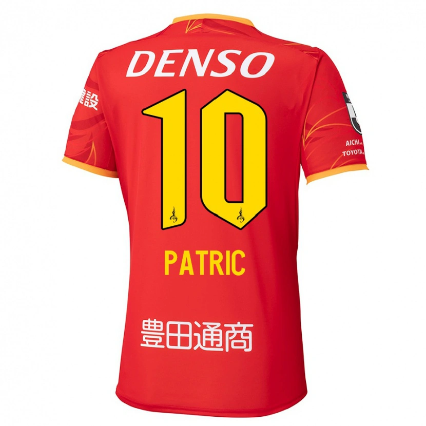 Danxen Mujer Camiseta Patric #10 Blanco Rojo 1ª Equipación 2025/26 La Camisa
