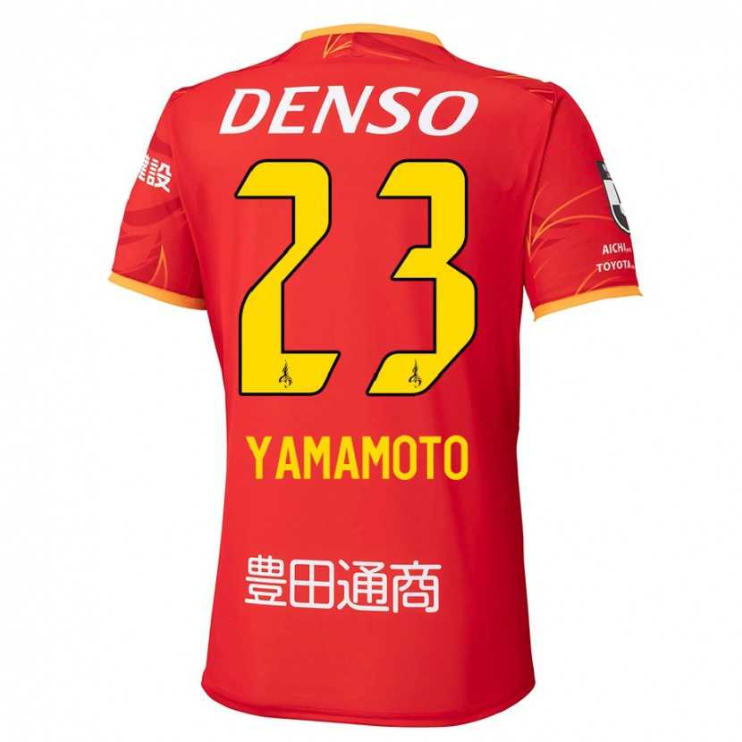 Danxen Mujer Camiseta Haruki Yamamoto #23 Blanco Rojo 1ª Equipación 2025/26 La Camisa