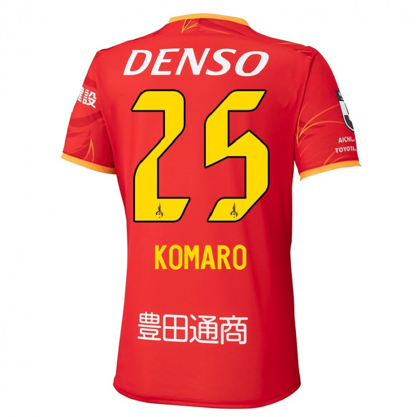 Danxen Mujer Camiseta Shuta Komaro #25 Blanco Rojo 1ª Equipación 2025/26 La Camisa