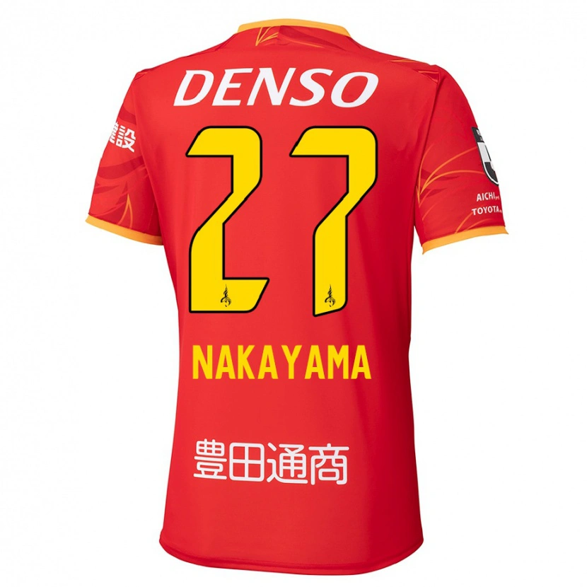 Danxen Mujer Camiseta Katsuhiro Nakayama #27 Blanco Rojo 1ª Equipación 2025/26 La Camisa