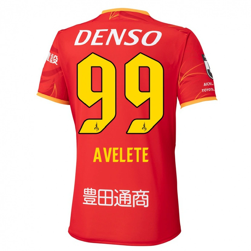 Danxen Mujer Camiseta Yves Avelete #99 Blanco Rojo 1ª Equipación 2025/26 La Camisa