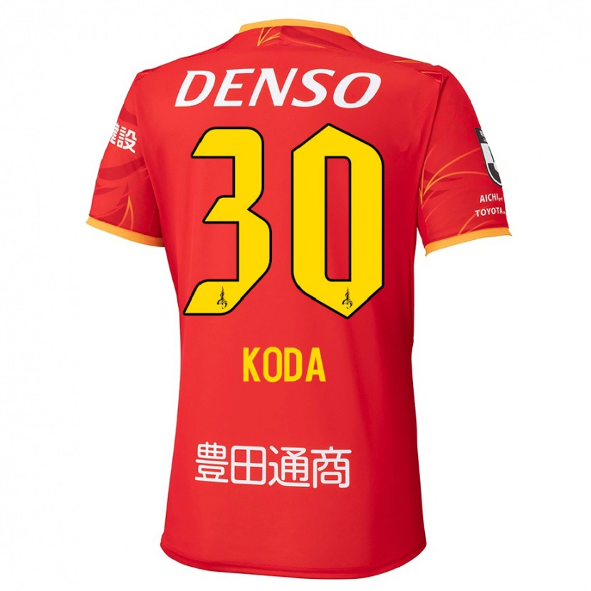 Danxen Mujer Camiseta Hidemasa Koda #30 Blanco Rojo 1ª Equipación 2025/26 La Camisa