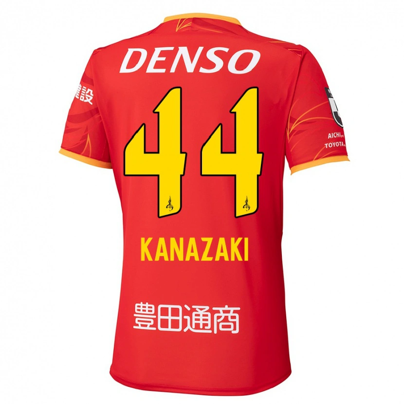 Danxen Mujer Camiseta Mu Kanazaki #44 Blanco Rojo 1ª Equipación 2025/26 La Camisa