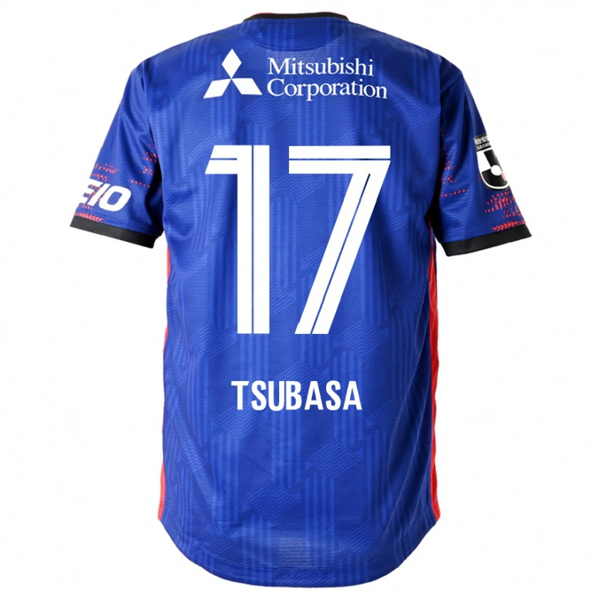Danxen Mujer Camiseta Tsubasa Terayama #17 Azul Real Blanco 1ª Equipación 2025/26 La Camisa